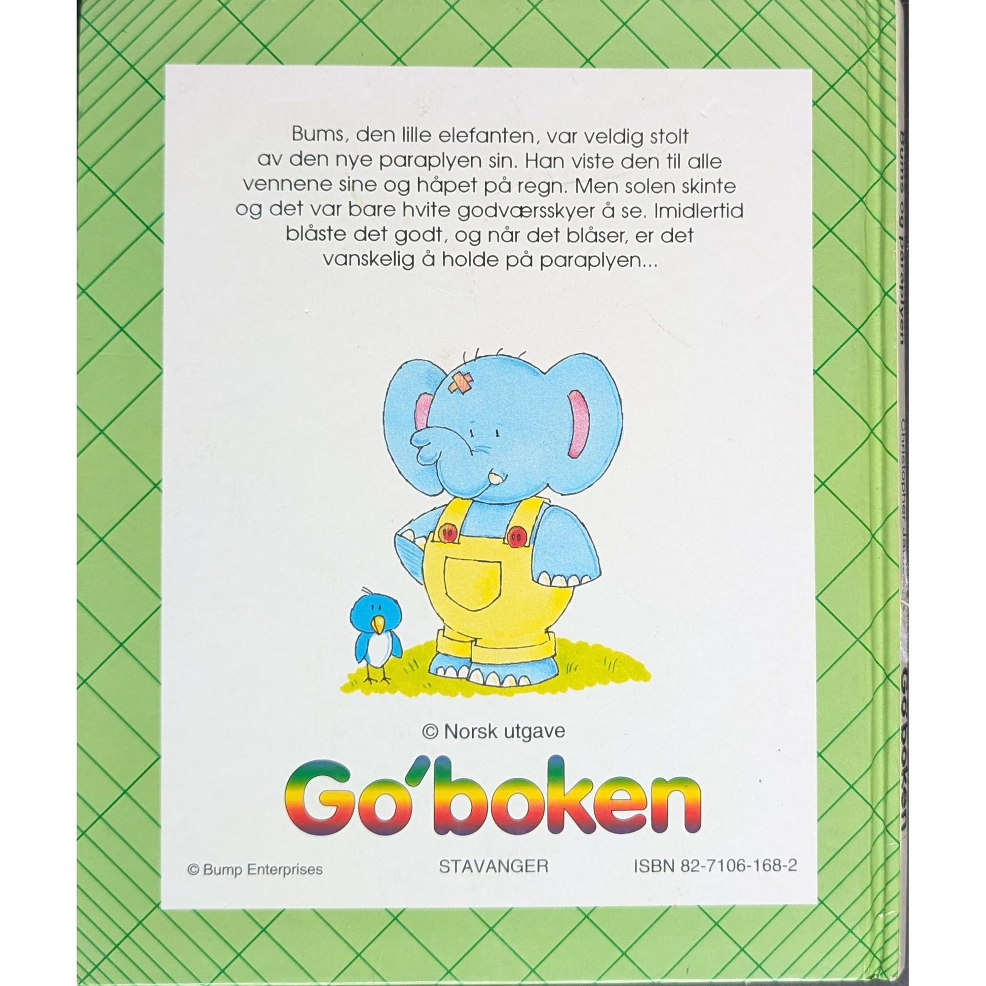 Bums og paraplyen. Brukte bøker av Christopher James. Inventaret bokhandel