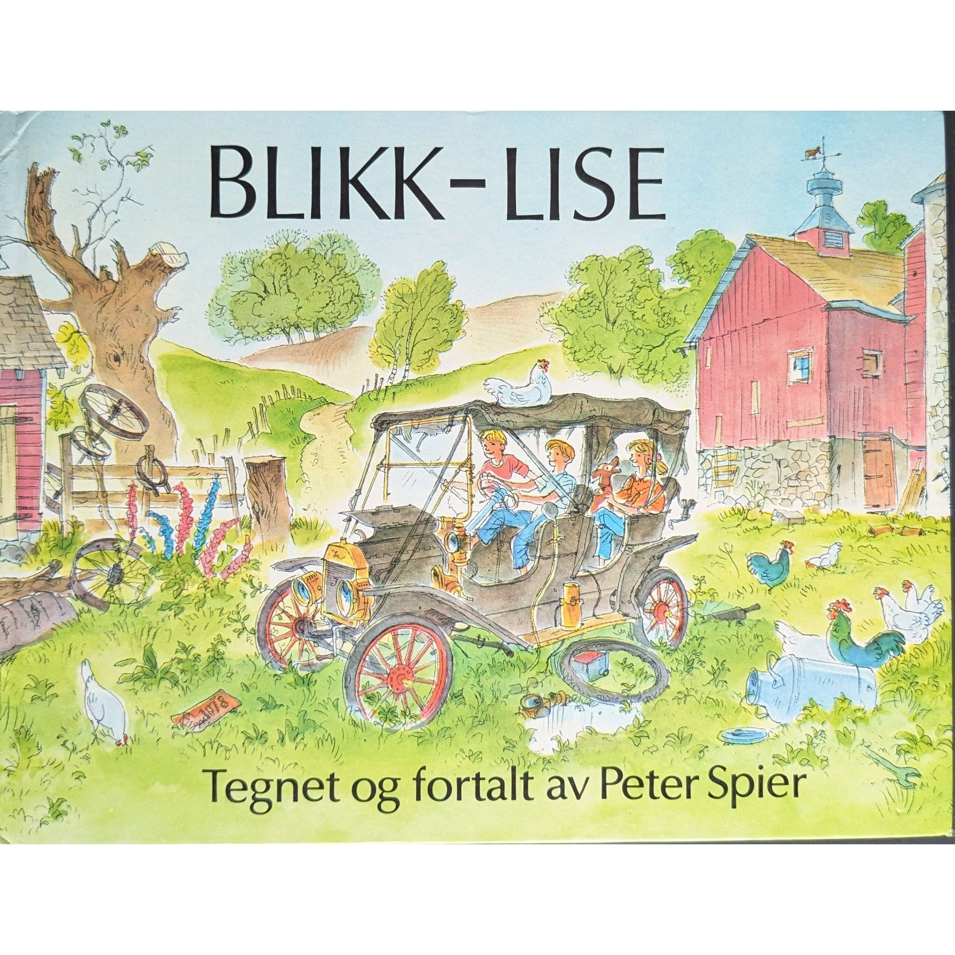 Blikk-Lise. Brukte bøker av Peter Spier. Inventaret bokhandel