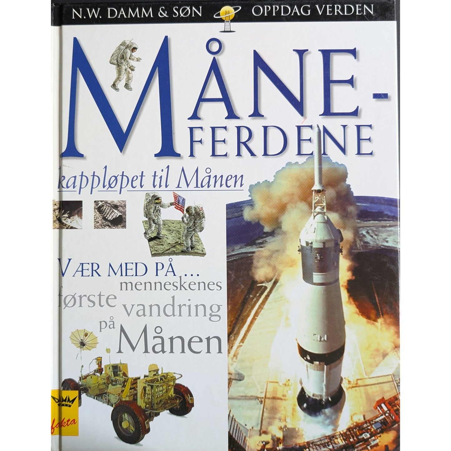 Måneferdene, brukte bøker i Oppdag verden serien. Inventaret bokhandel