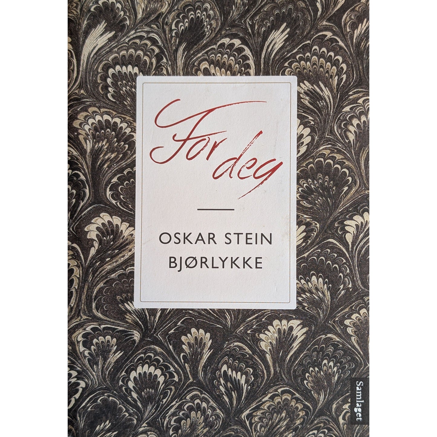 For deg. Brukte bøker av Oskar Stein Bjørlykke. Inventaret bokhandel