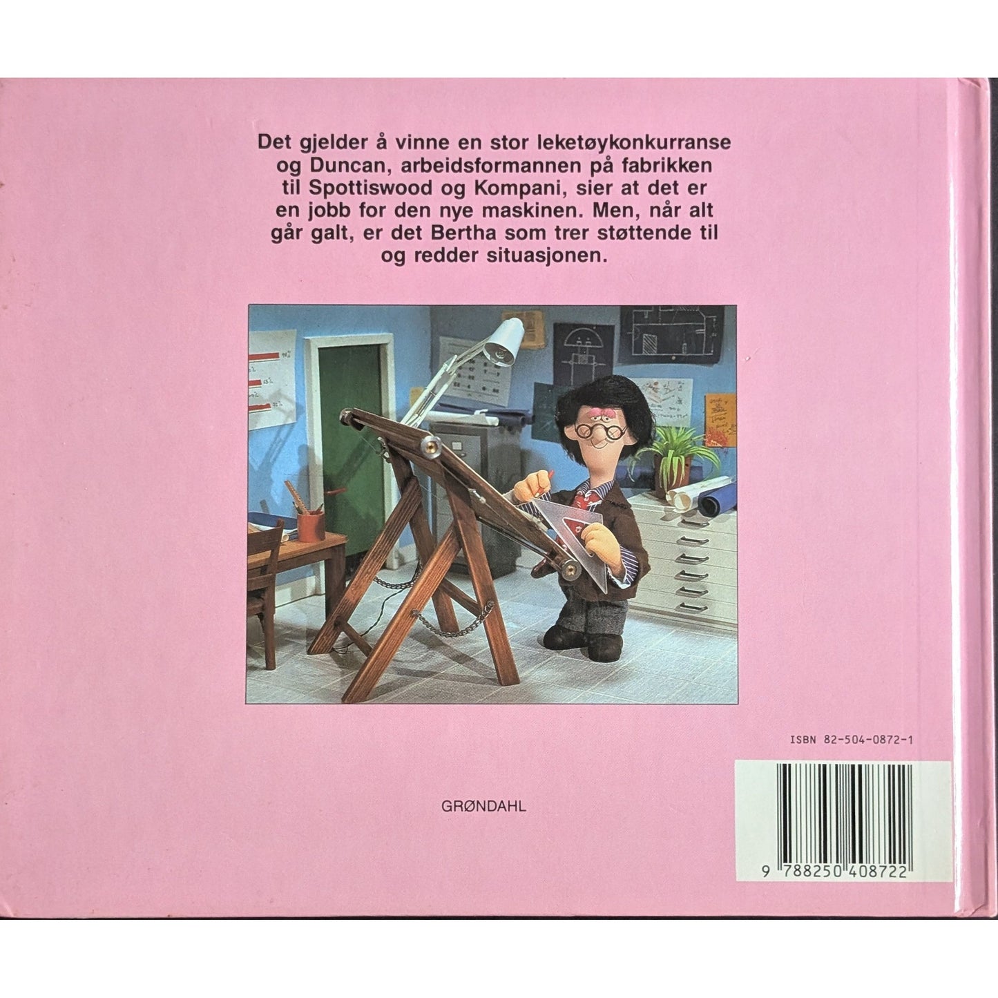 Bertha og leketøykonkurransen. Brukte bøker av Eric Charles etter Ivor Wood's tegninger.