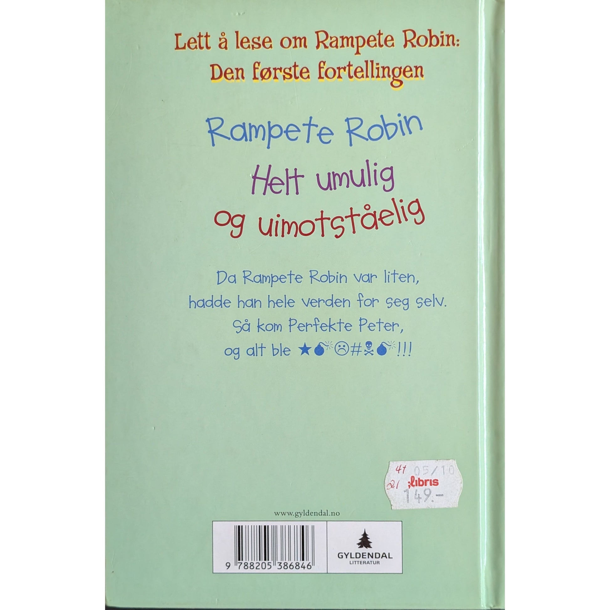 Ikke vær rampete, Robin! Brukte bøker av Francesca Simon. Bruktbokhandel