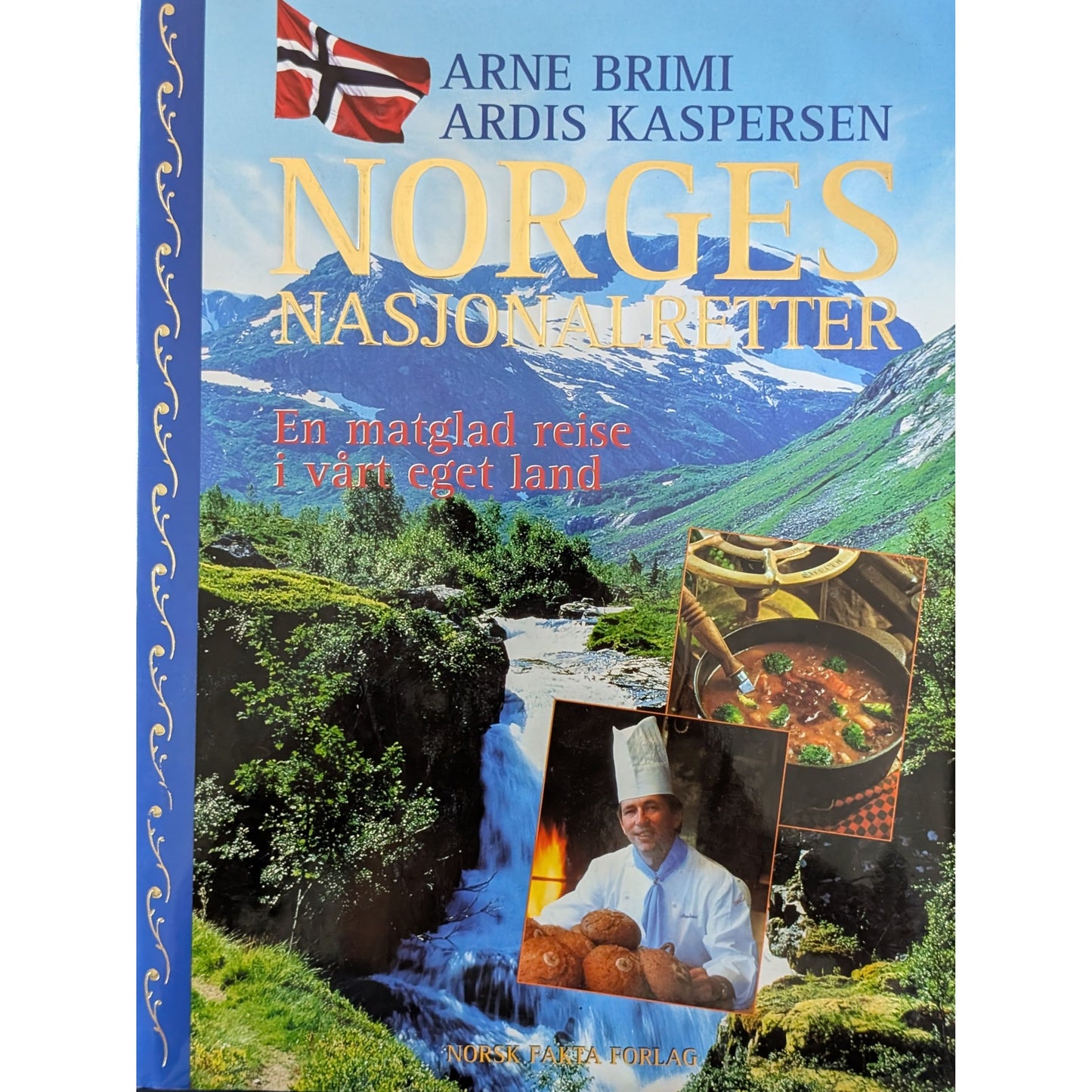 Norges nasjonalretter. Brukt kokebok av Arne Brimi og Ardis Kaspersen
