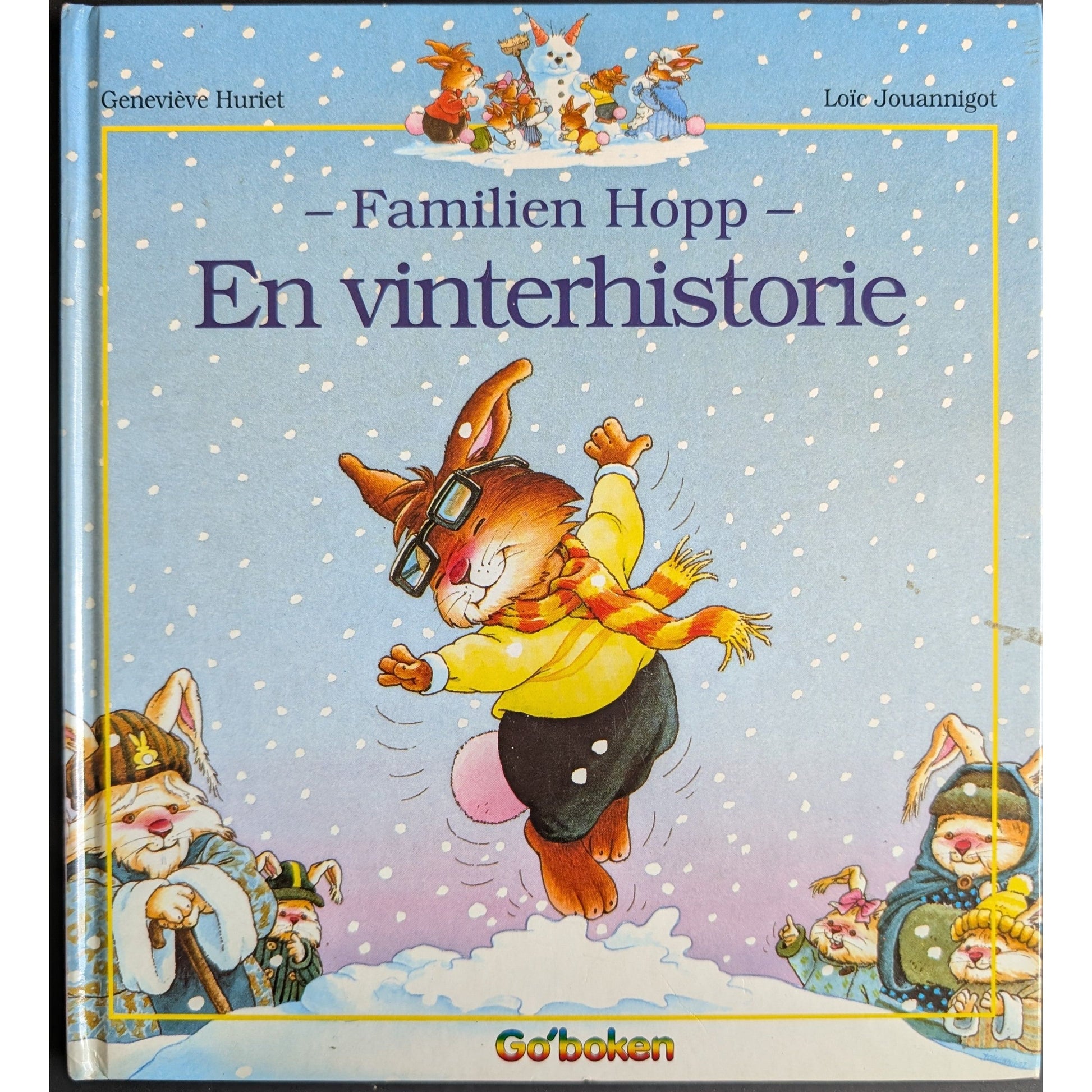 Familien Hopp - En vinterhistorie. Brukte bøker av Geneviève Huriet