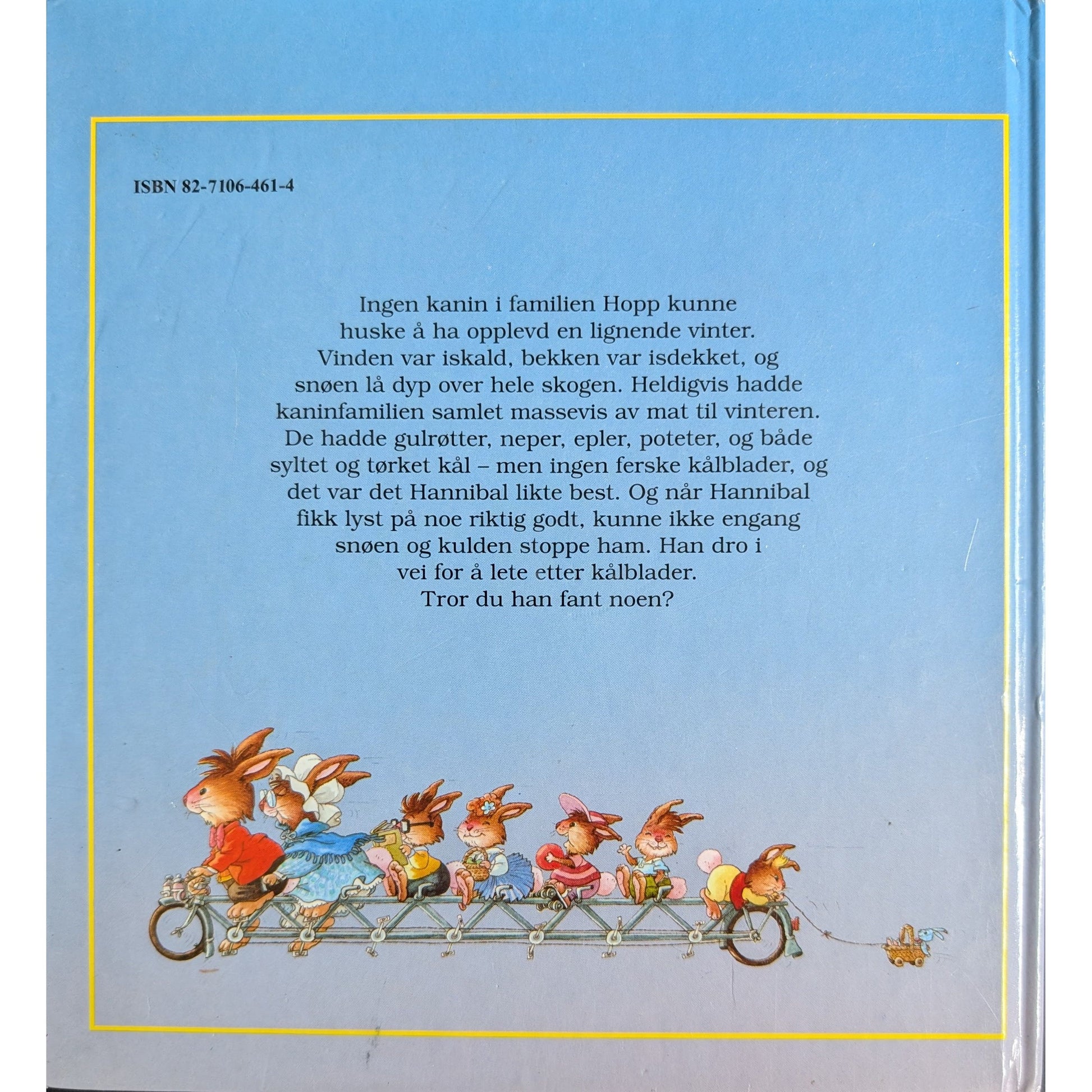 Familien Hopp - En vinterhistorie. Brukte bøker av Geneviève Huriet