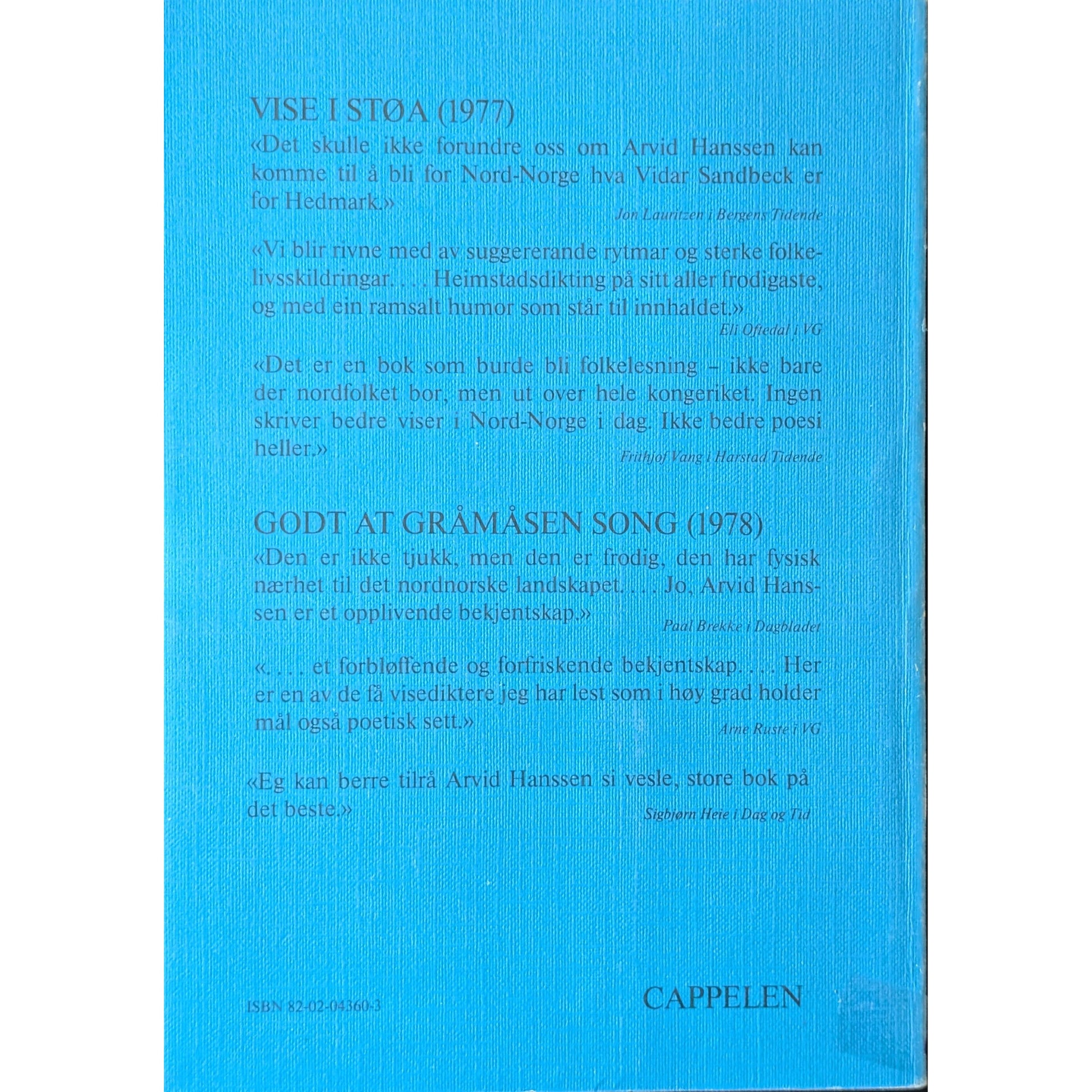 Åresang. Dikt. Brukte bøker av Arvid Hanssen. Inventaret bokhandel