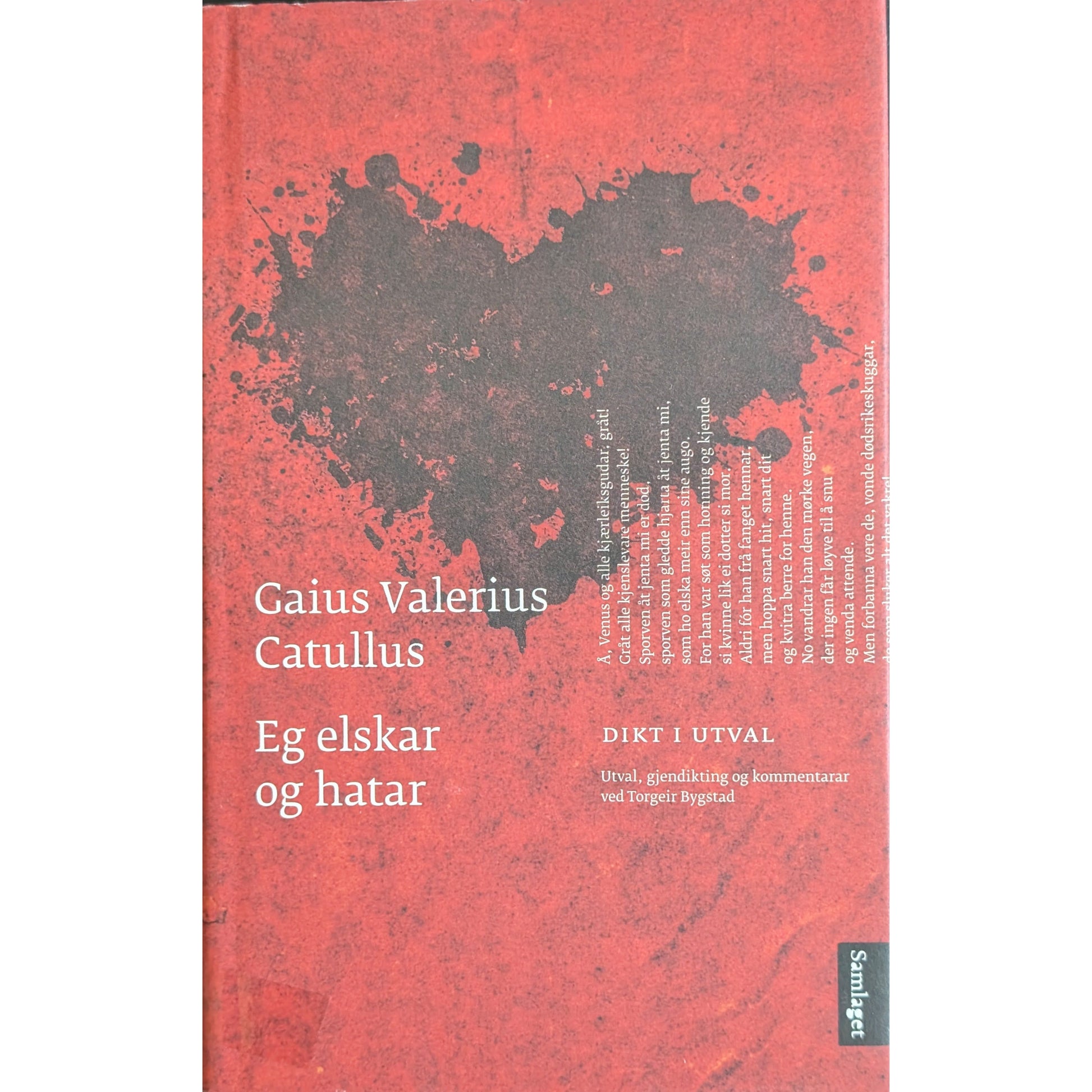 Eg elskar og hatar. Brukte bøker av Gaius Valerius Catullus. Bokhandel