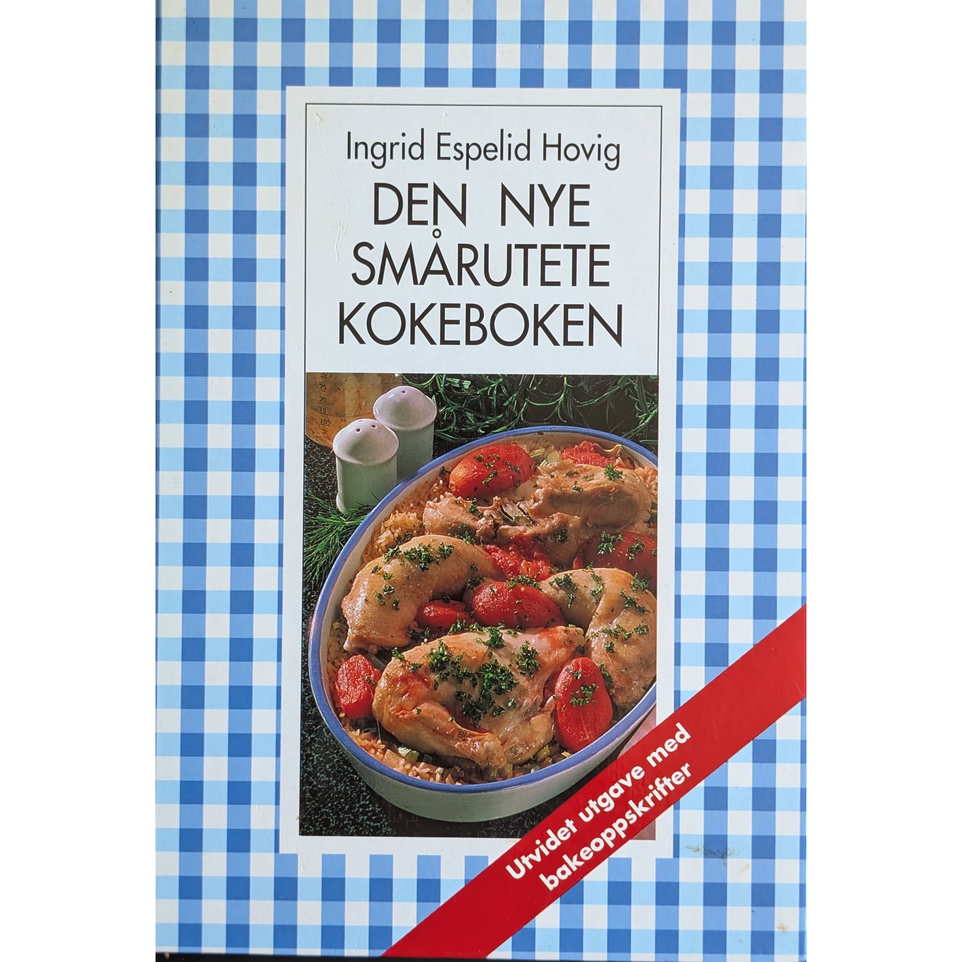 Den nye smårutete kokeboken. Brukt kokebok av Ingrid Espelid Hovig
