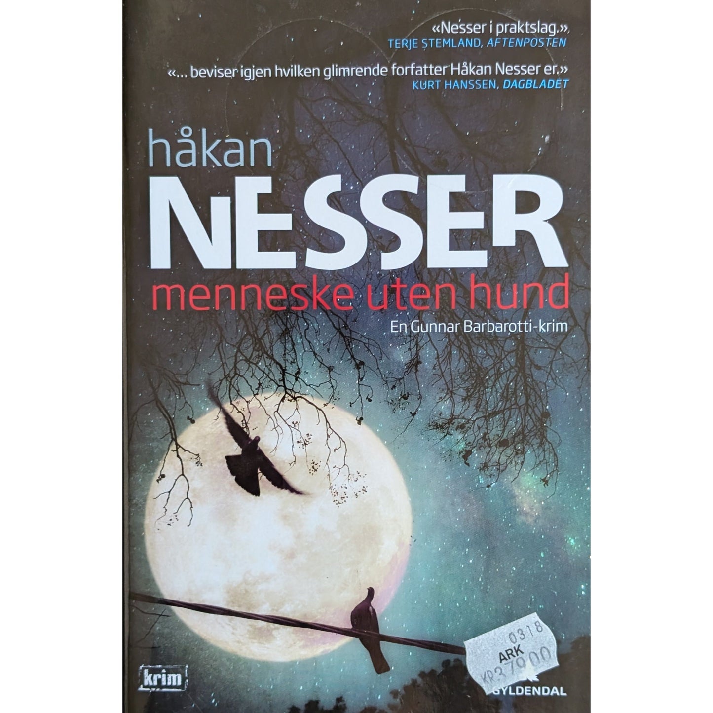 Menneske uten hund - Brukte bøker av Håkan Nesser. Bruktbokhandel