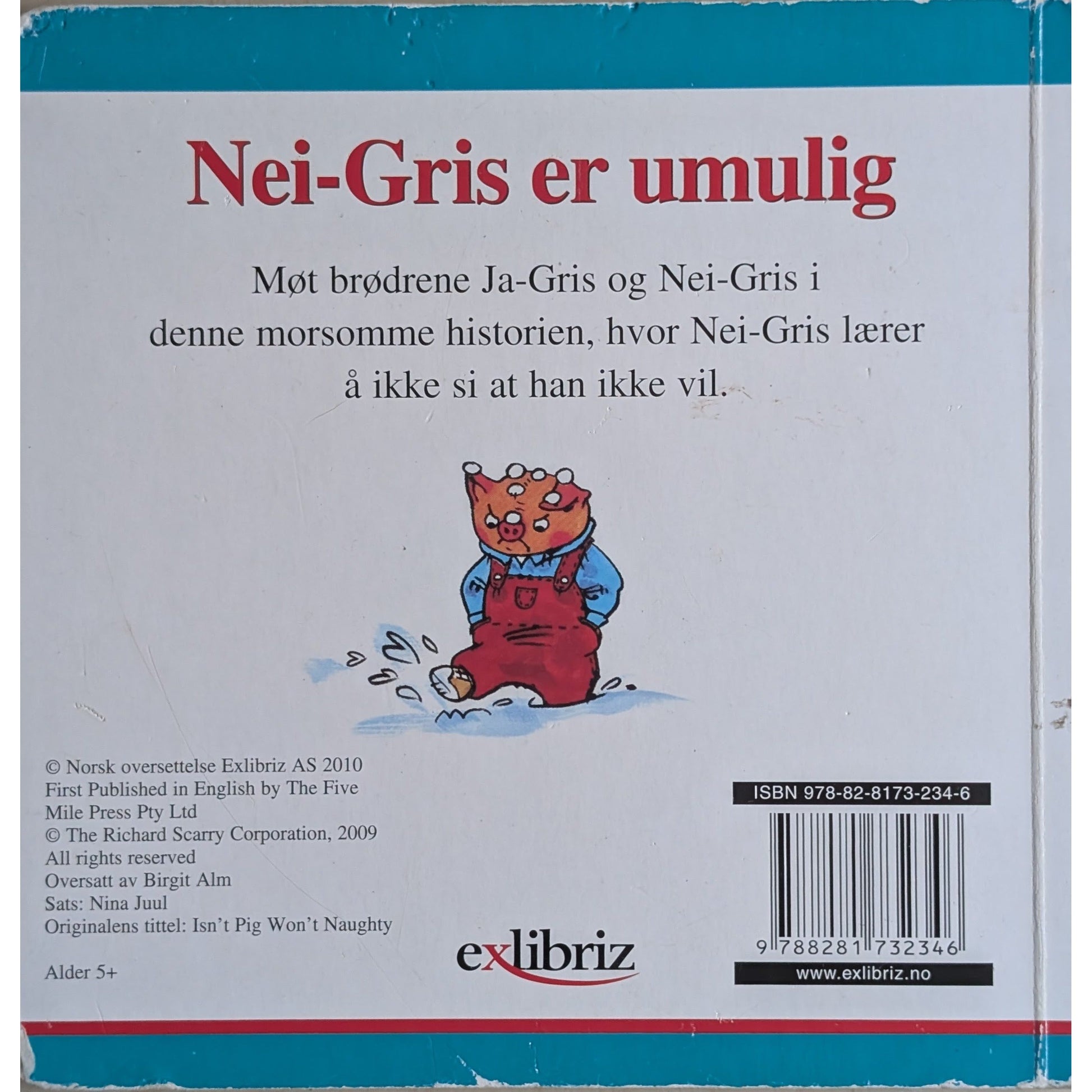 Nei-Gris er umulig. Brukte bøker av Richard Scarry. Bruktbokhandel