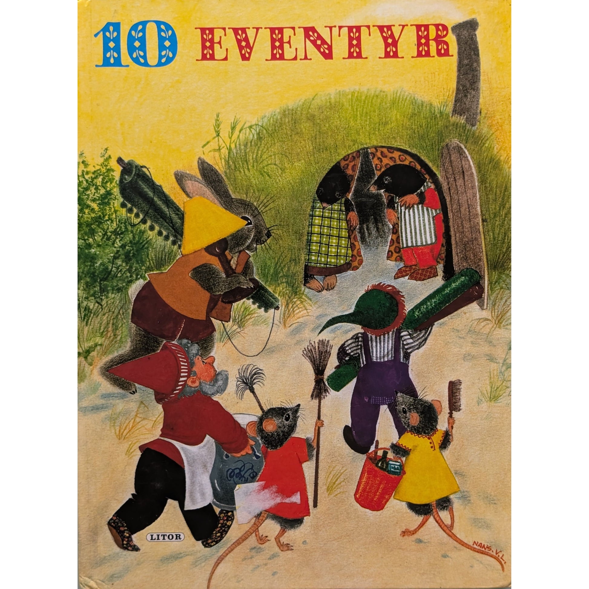 10 eventyr- om smånisser og mus i skogen. Inventaret bruktbokhandel