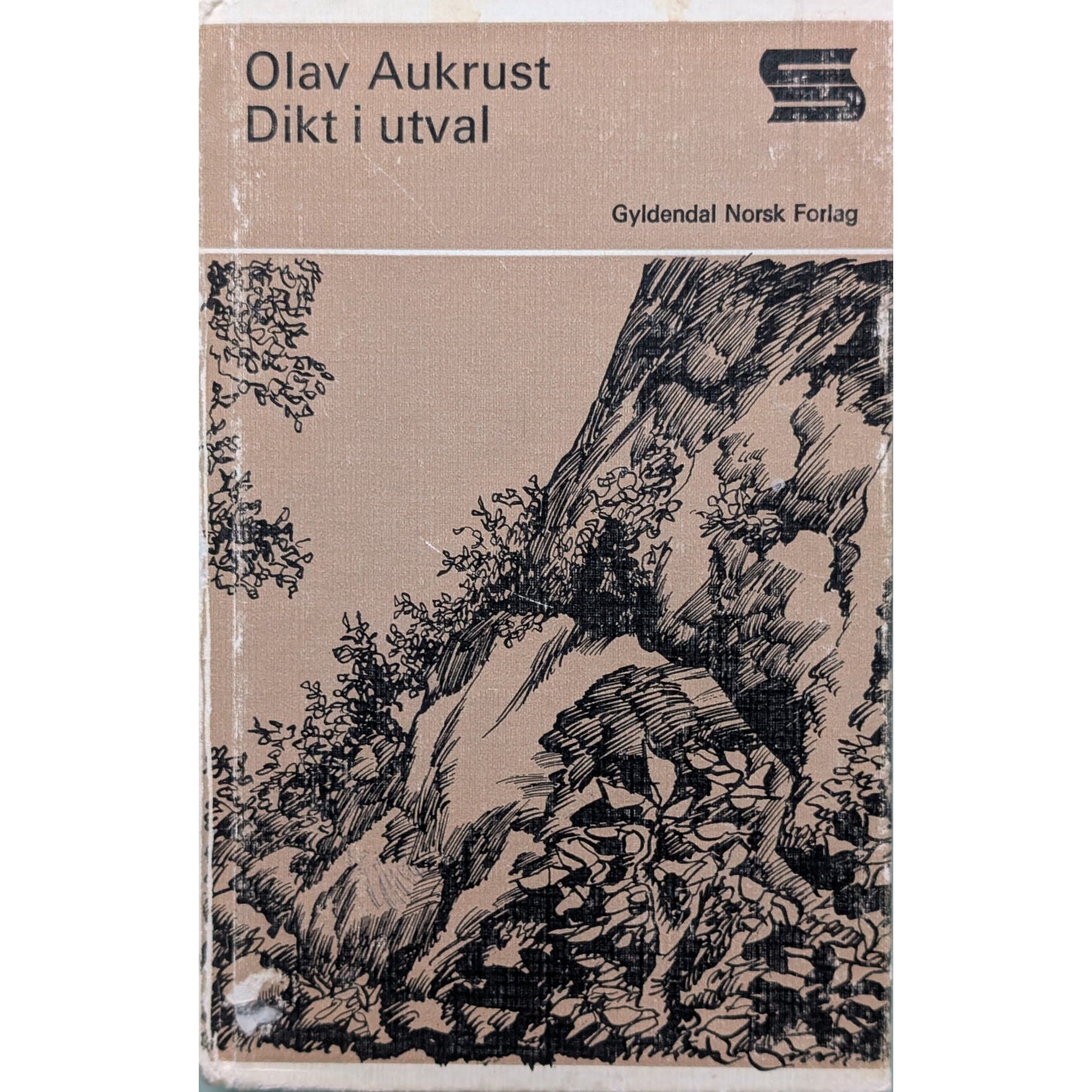 Dikt i utval. Olav Aukrust. Brukte bøker med dikt, poesi og lyrikk