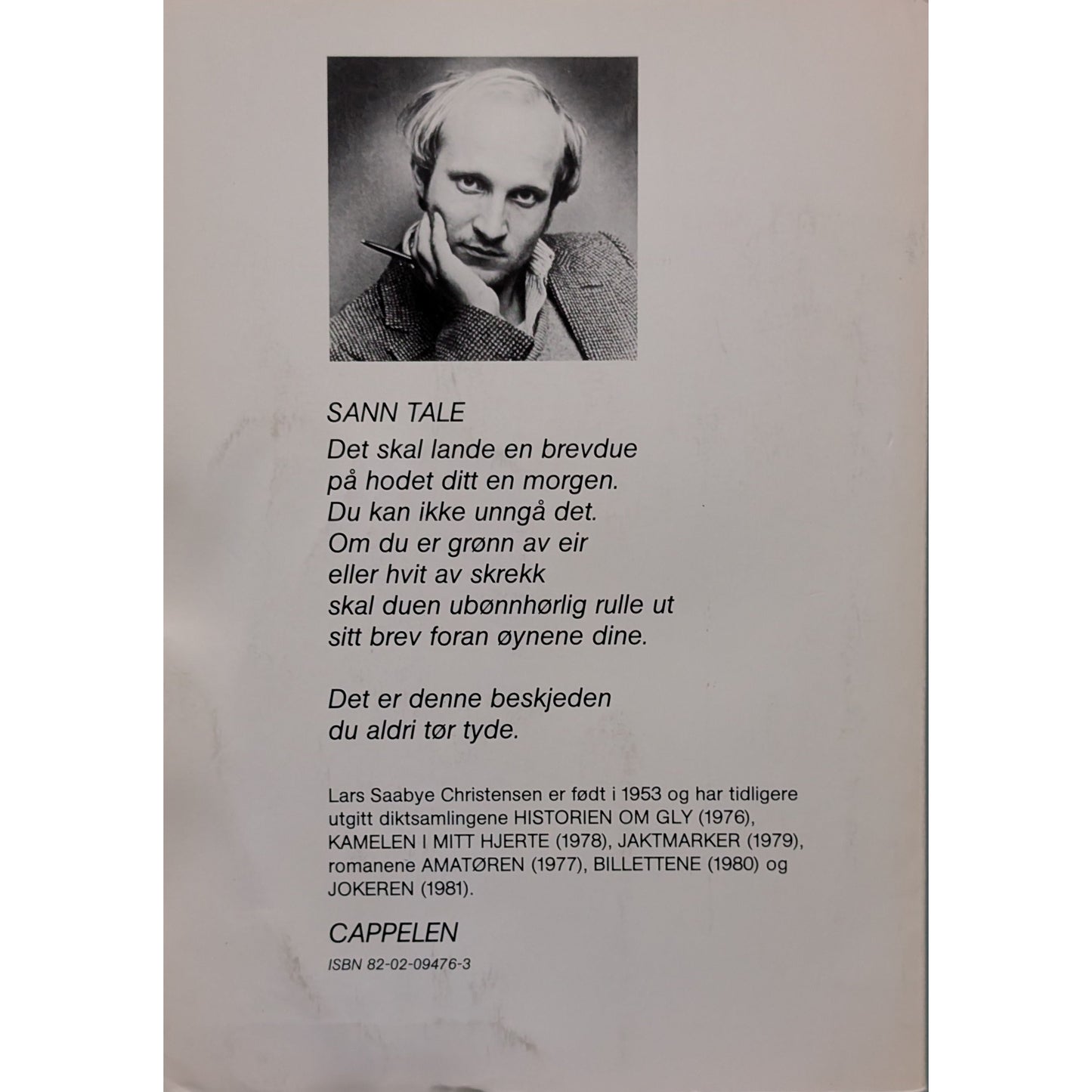 Paraply. Dikt. Brukte bøker av Lars Saabye Christensen. Bruktbokhandel
