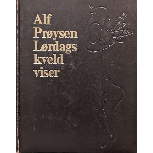 Lørdagskveldviser. Dikt av Alf Prøysen. Inventaret bruktkbokhandel