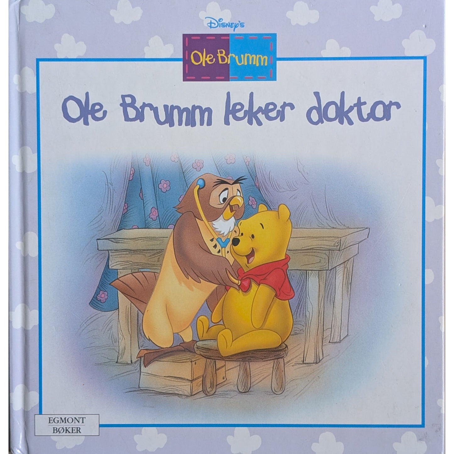 Ole Brumm leker doktor. Brukt bok fra Disney. Inventaret bruktbokhandel