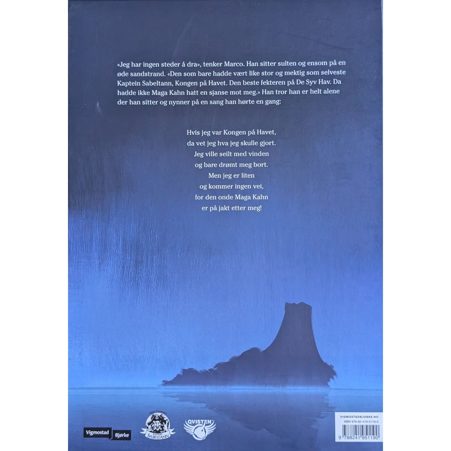 Kaptein Sabeltann, Kongen på havet, brukte bøker av Terje Formoe