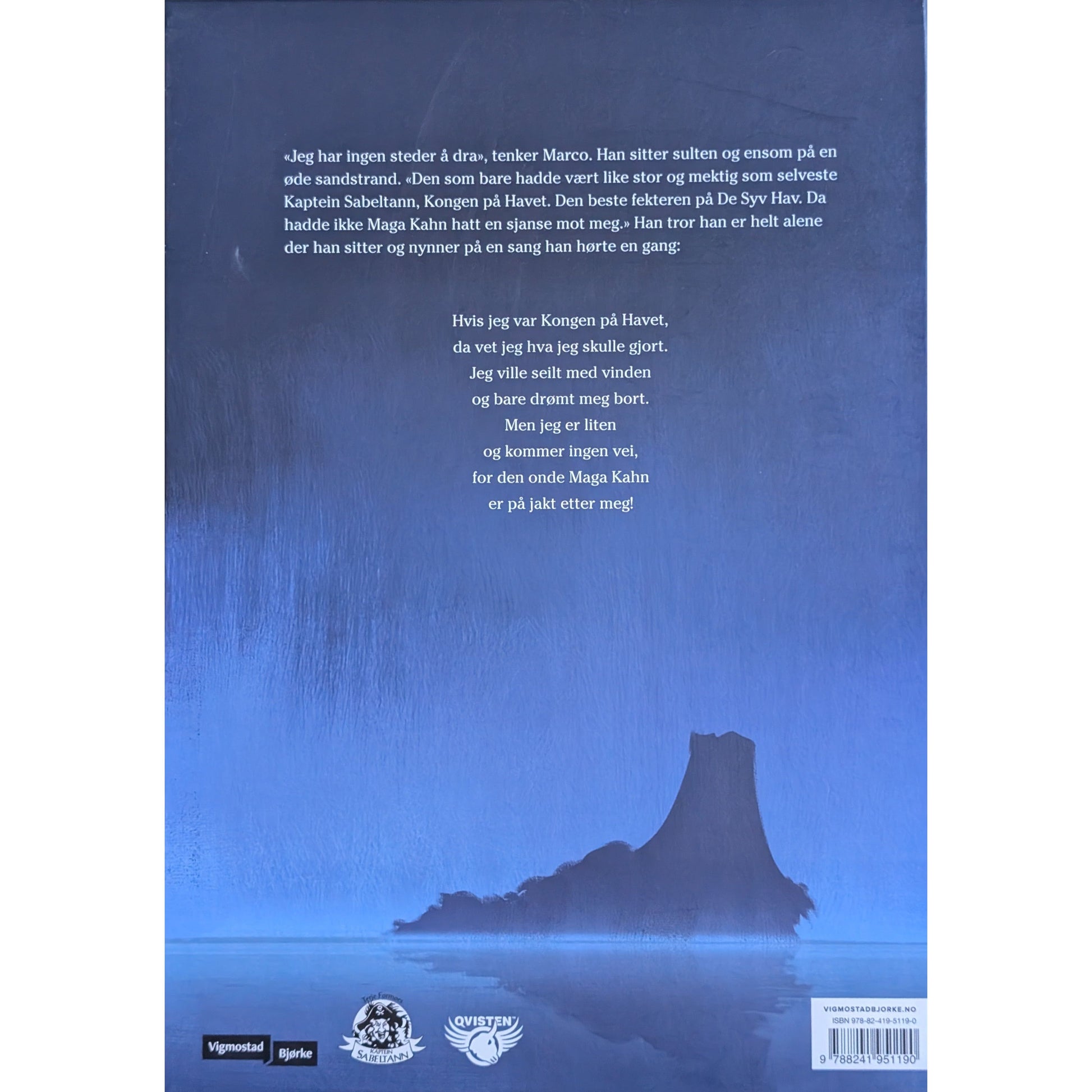 Kaptein Sabeltann, Kongen på havet, brukte bøker av Terje Formoe