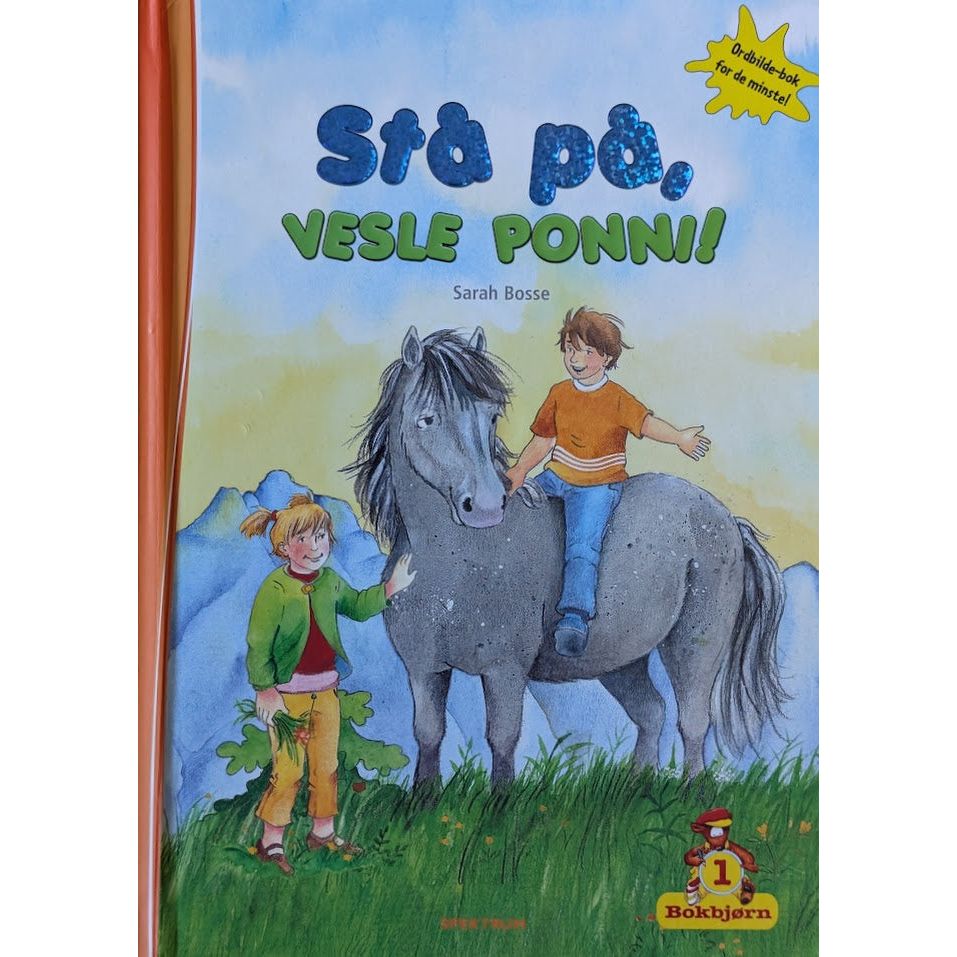 Stå på, velse ponni! Brukte bøker i Bokbjørn 1-serien. Ordbilde-bok