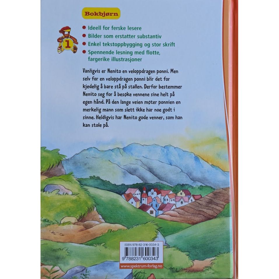 Stå på, velse ponni! Brukte bøker i Bokbjørn 1-serien. Ordbilde-bok