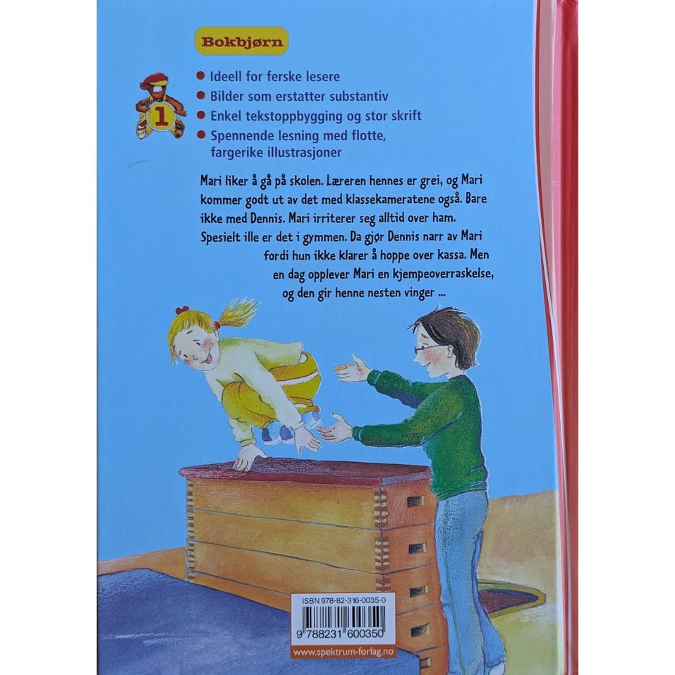 En super skoledag. Brukte bøker i Bokbjørn 1-serien. Ordbilde-bok