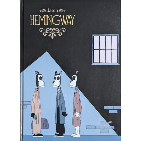 Hemingway, Brukt tegneseriebok av Jason. Inventaret bruktbokhandel
