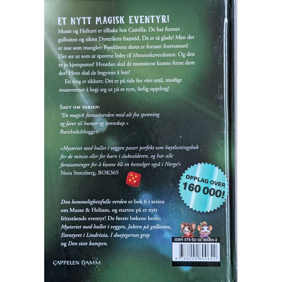 Musse og Helium 6 - Den hemmelighetsfulle verden, brukte bøker av Camilla Brinck