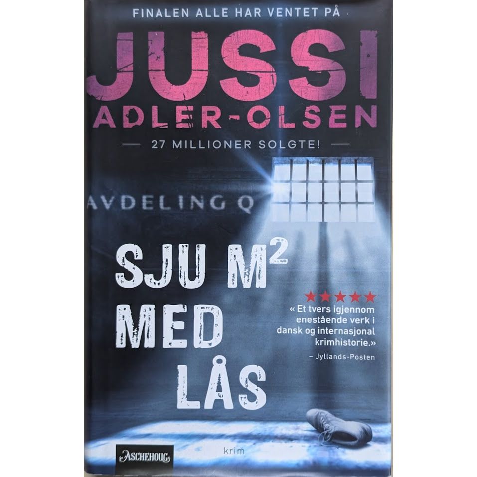 Sju kvm med lås, brukte bøker av Jussi Adler-Olsen om Carl Mørck/Avdeling Q