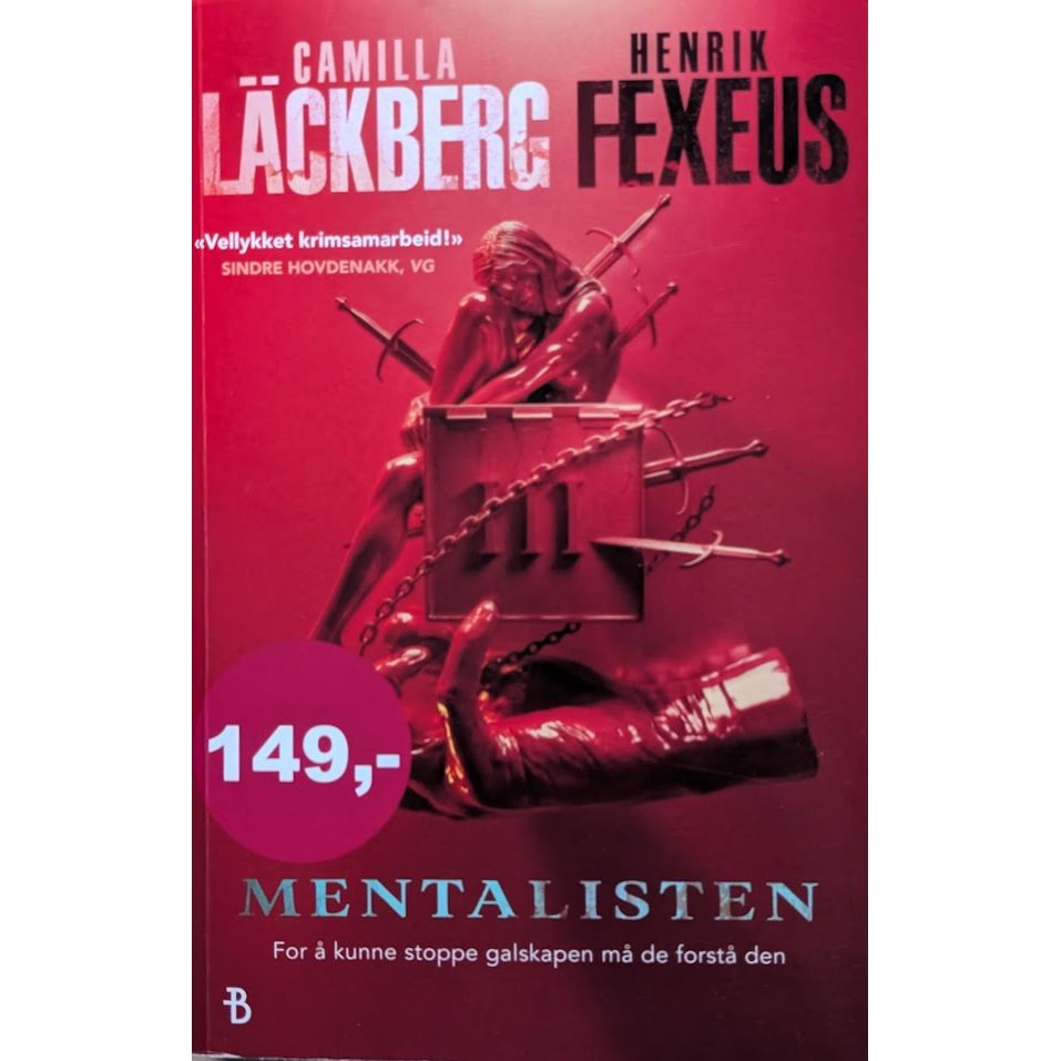 Mina Dabiri og Vincent Walder 1 - Mentalisten, brukte bøker av Camilla Läckberg