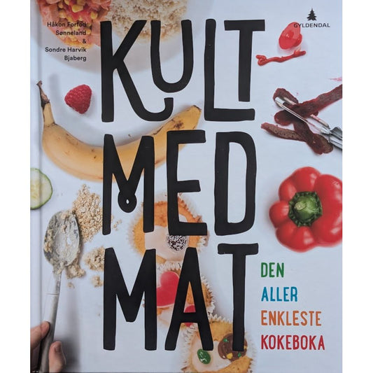 Kult med mat, brukte kokebøker for barn/unge. Inventaret bruktbokhandel