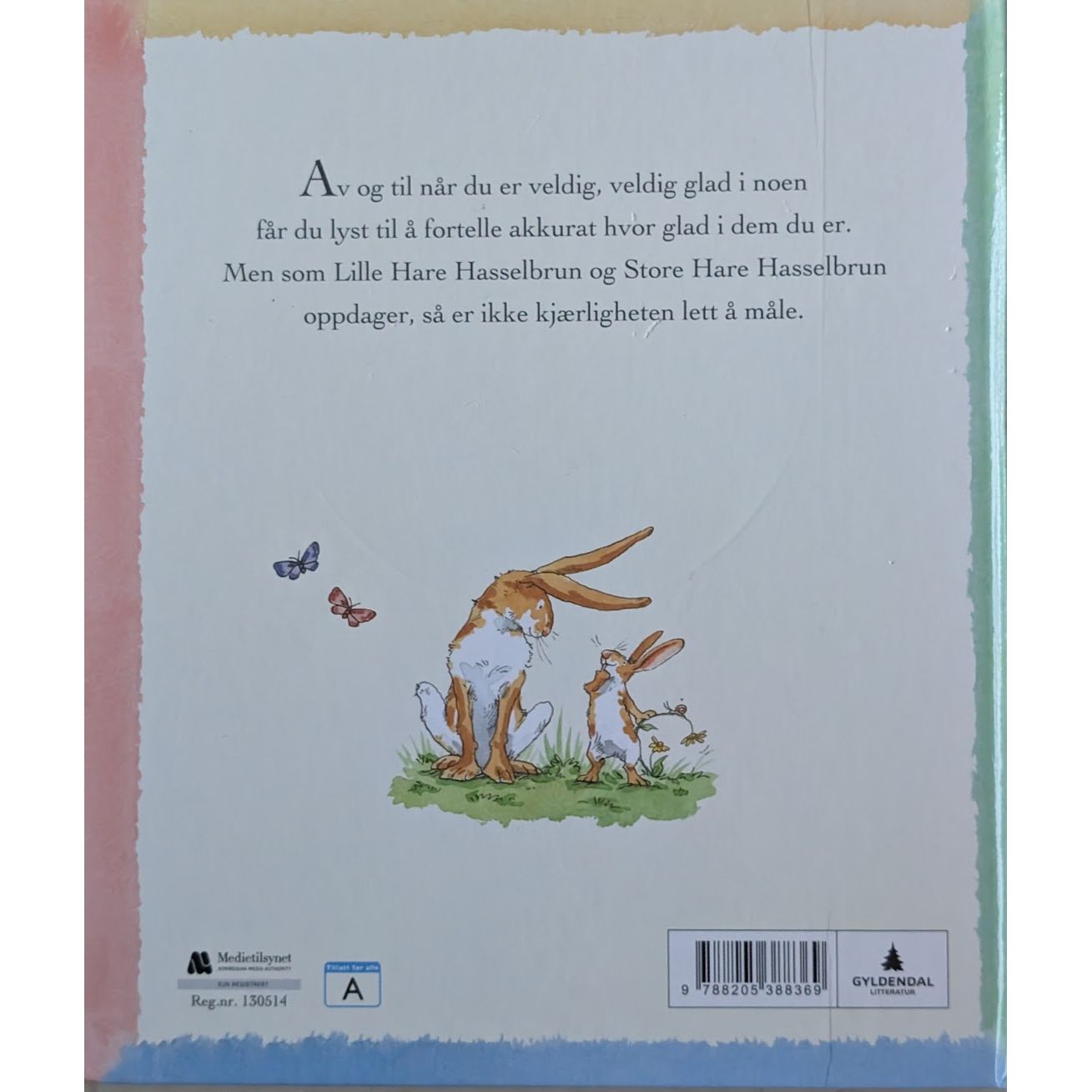 Gjett hvor glad jeg er i deg (med DVD), brukte bøker av Sam McBratney.