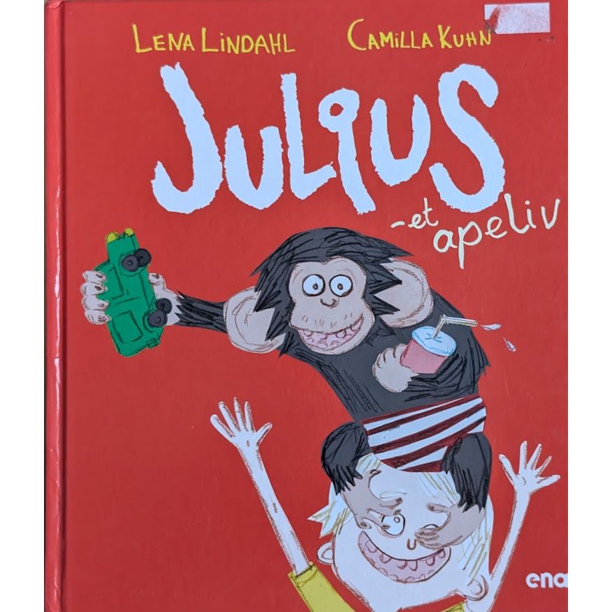 Julius - et apeliv, brukte bøker av Lena Lindahl og Camilla Kuhn.