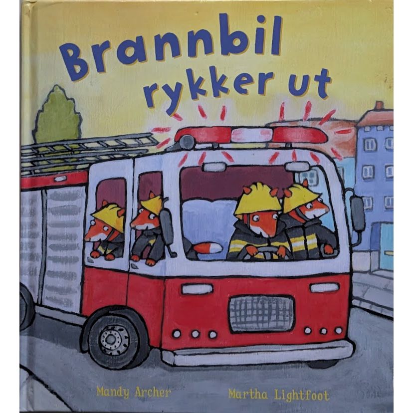 Brannbil rykker ut. Brukte bøker av Mandy Archer. Bruktbokhandel