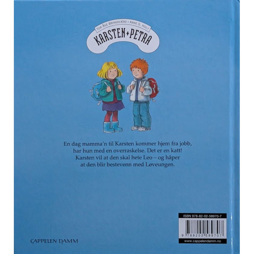 Karsten og Petra: Karsten får en katt. Brukte bøker av Tor Åge Bringsværd