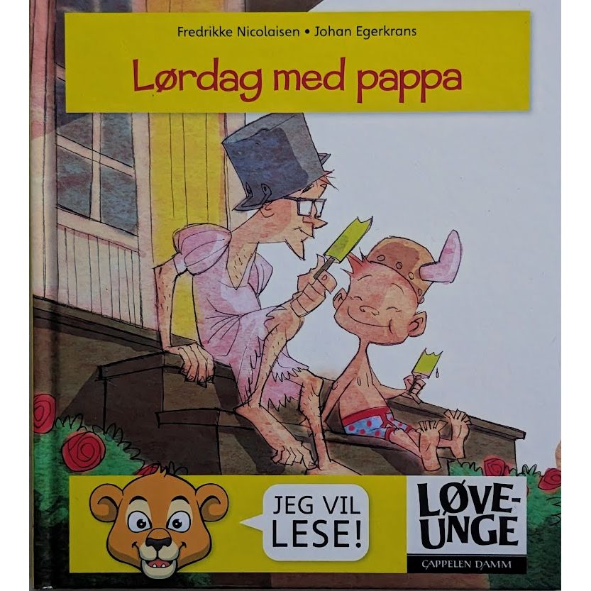 Lørdag med pappa, brukte bøker av Fredrikke Nicolaisen. Løveunge