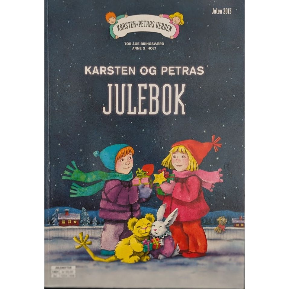 Karsten og Petras julebok, brukt julehefte av Tor Åge Bringsværd