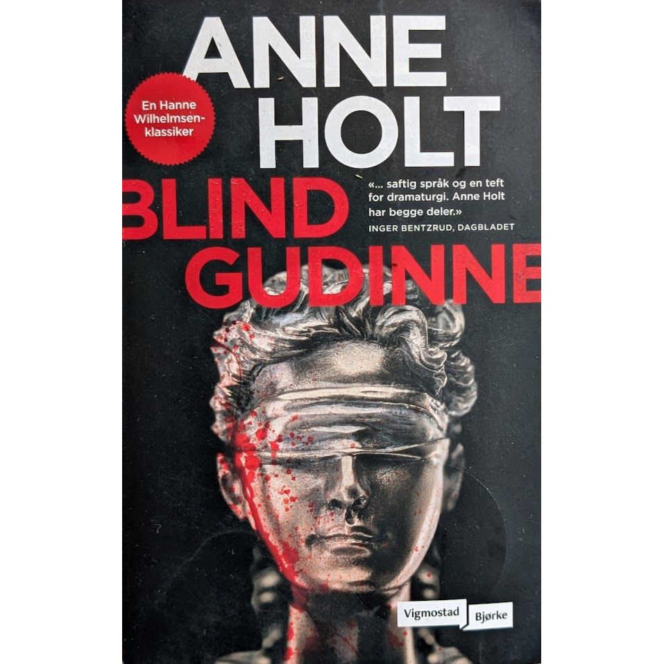 Hanne Wilhelmsen 1 - Blind Gudinne av Anne Holt. Bruktbokhandel