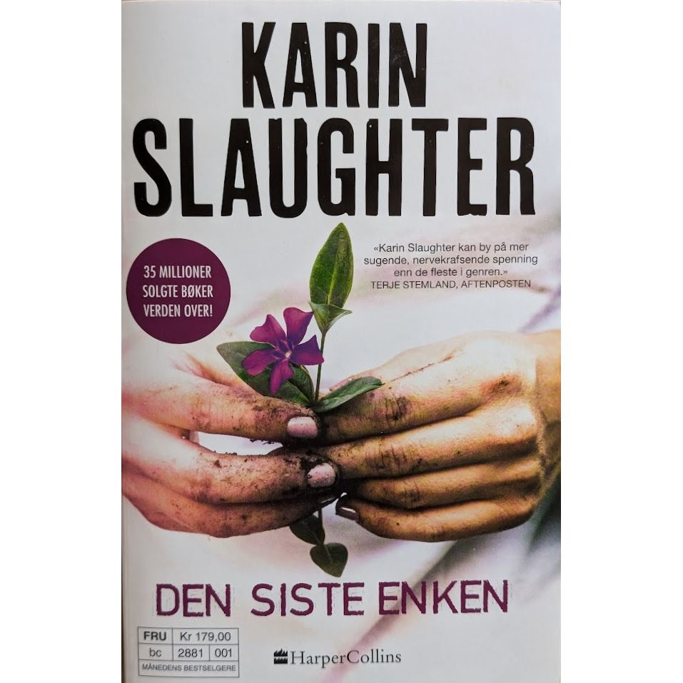 Den siste enken, brukte bøker av Karin Slaughter. Bruktbokhandel