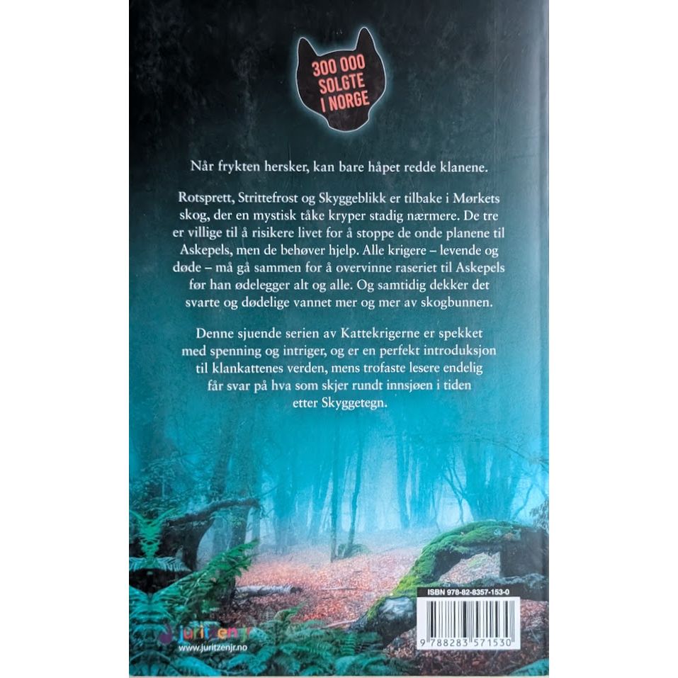 Et lys i tåken - Kattekrigerne serie 7 - bok 6. Brukt bok av Erin Hunter