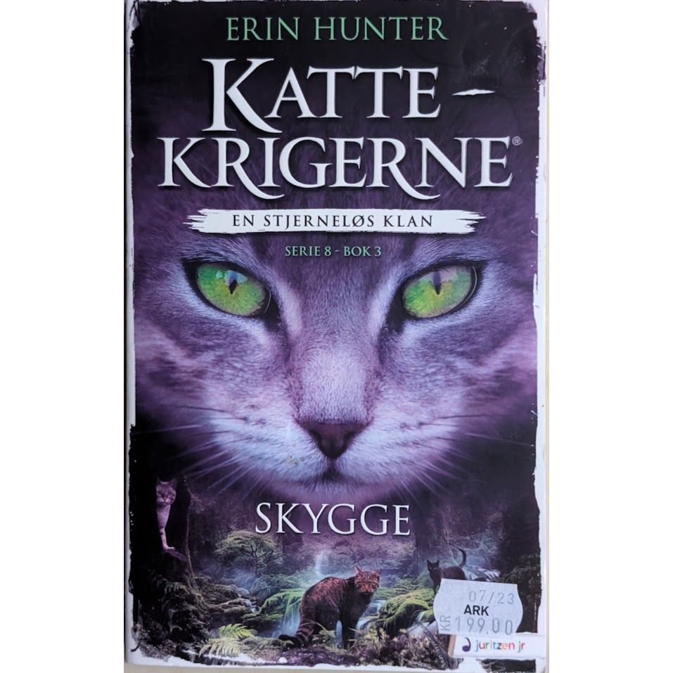 Skygge- Kattekrigerne serie 8 - bok 3. Erin Hunter. Bruktbokhandel