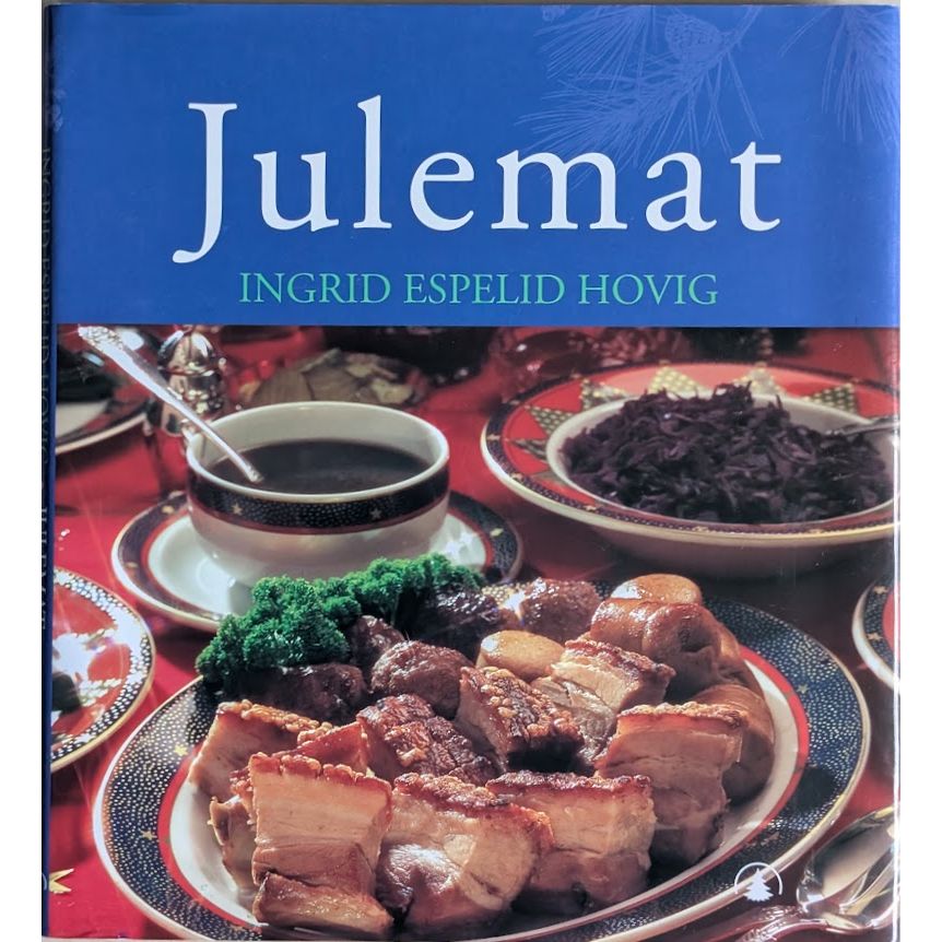 Julemat. Brukt kokebok av Ingrid Espelid Hovig. Inventaret bruktbokhandel