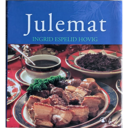 Julemat. Brukt kokebok av Ingrid Espelid Hovig. Inventaret bruktbokhandel