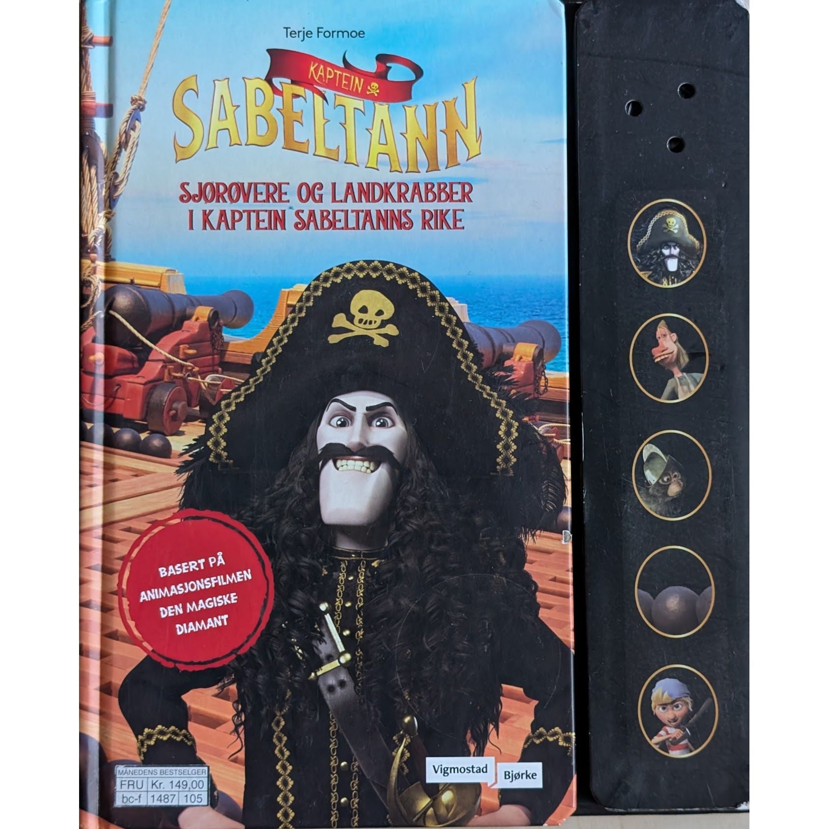 Sjørøvere og landkrabber i Kaptein Sabeltanns rike. Terje Formoe.