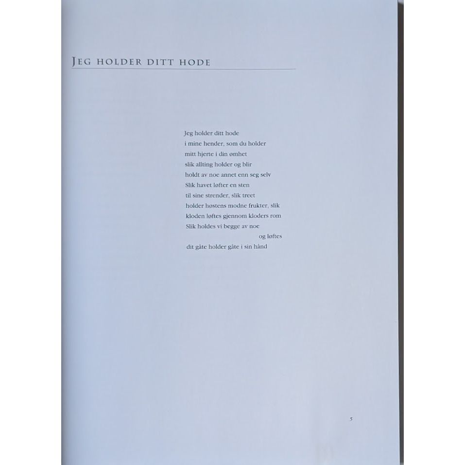 Jeg holder ditt hode. Stein Mehren