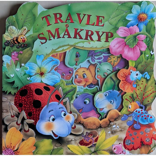 Travle småkryp, brukte bøker for små barn. Inventaret bruktbokhandel