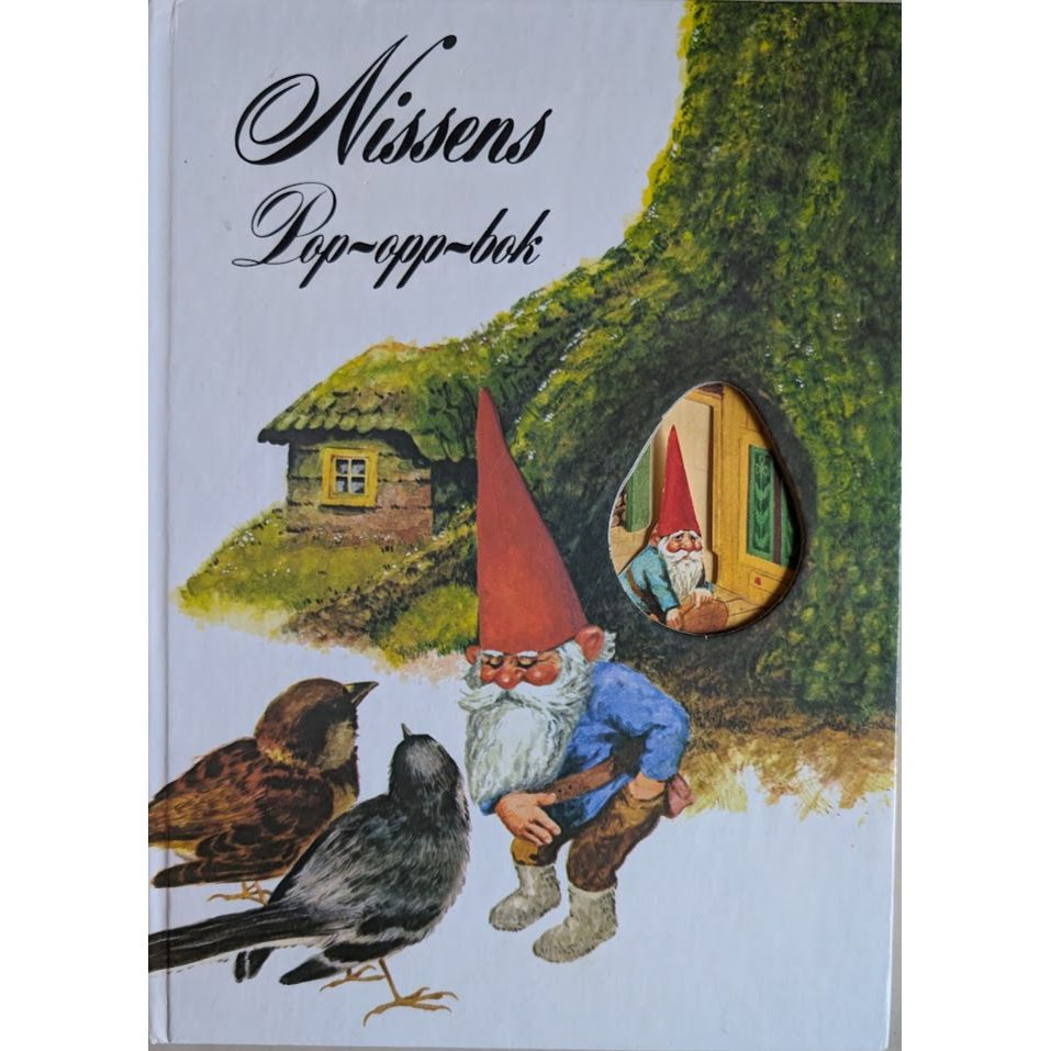 Nissens pop-opp-bok. Brukte bøker om nisser. Bruktbokhandel