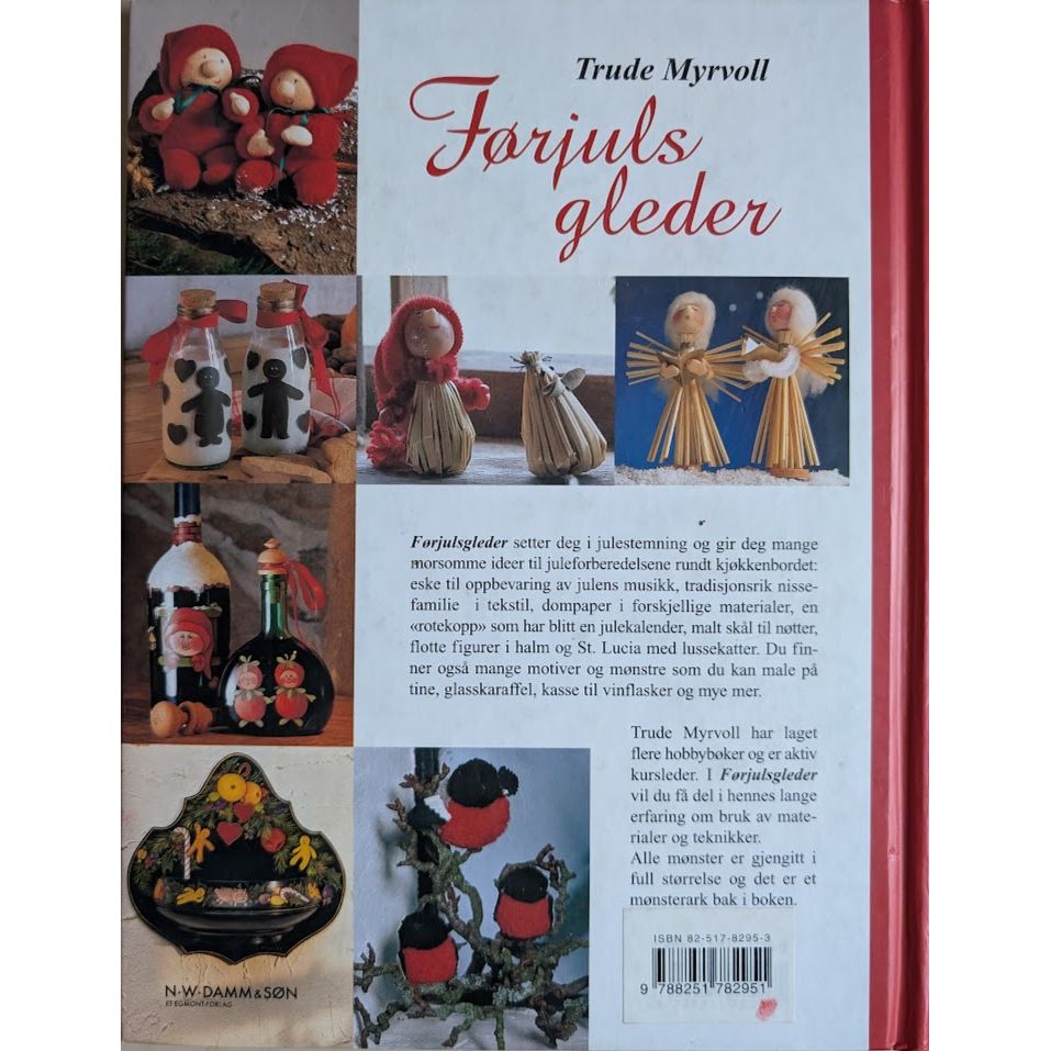 Førjulsgleder. Brukt hobbybok av Trude Myrvoll. Inventaret bruktbokhandel