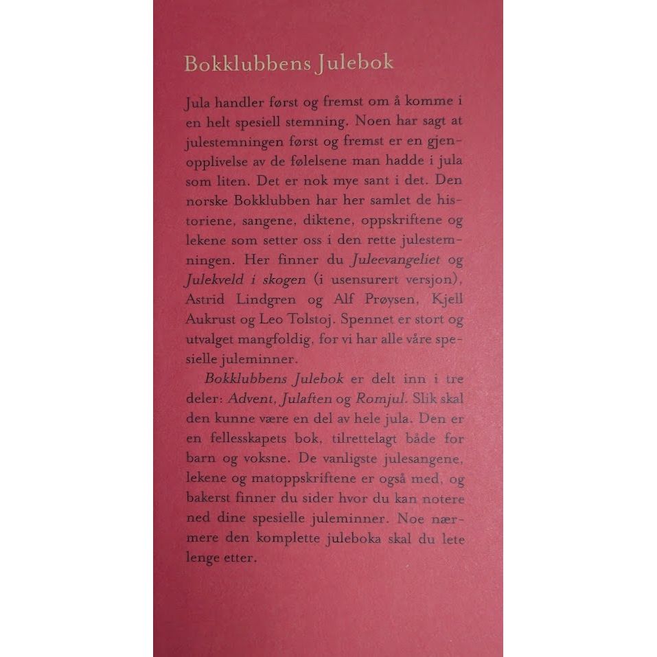 Bokklubbens Julebok