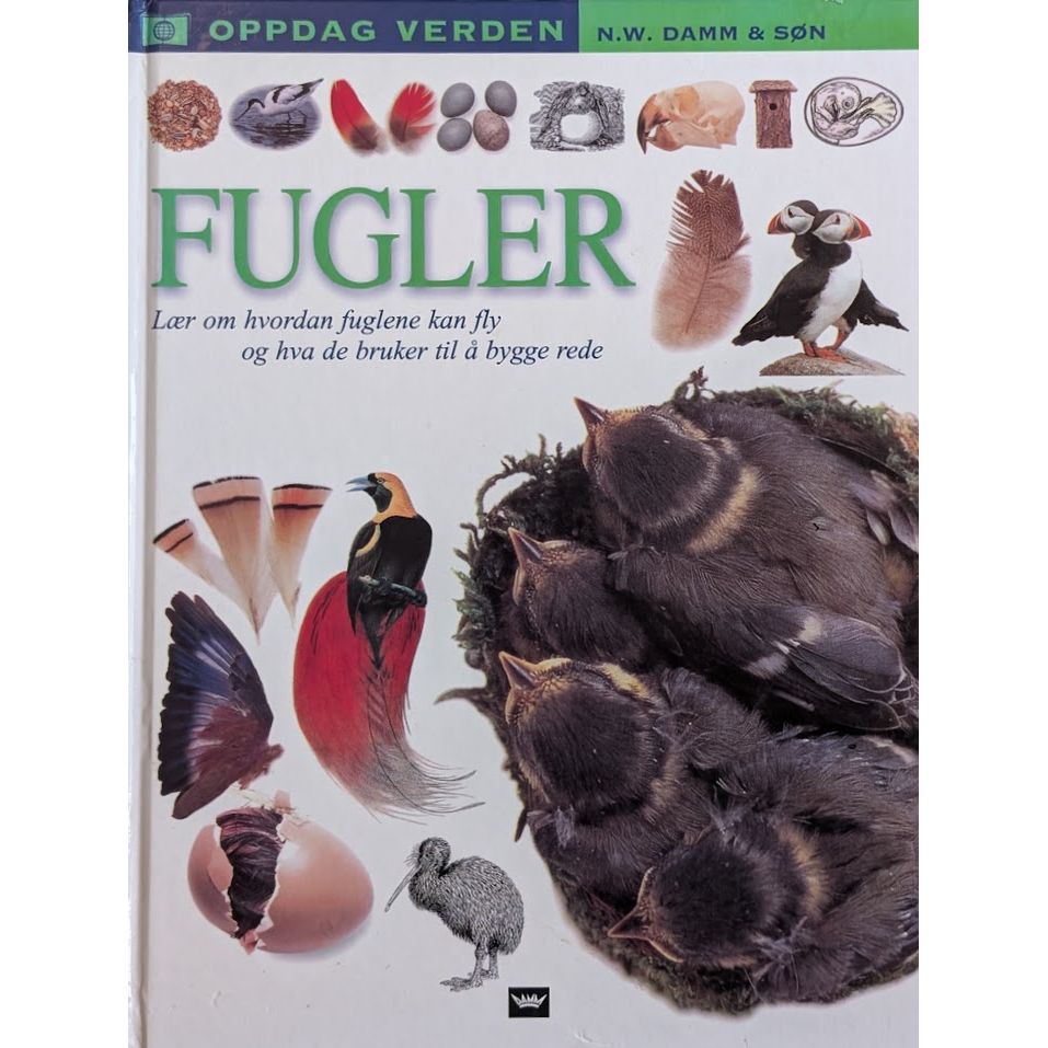 Fugler, brukte bøker i Oppdag verden serien. Fakta. Bruktbokhandel