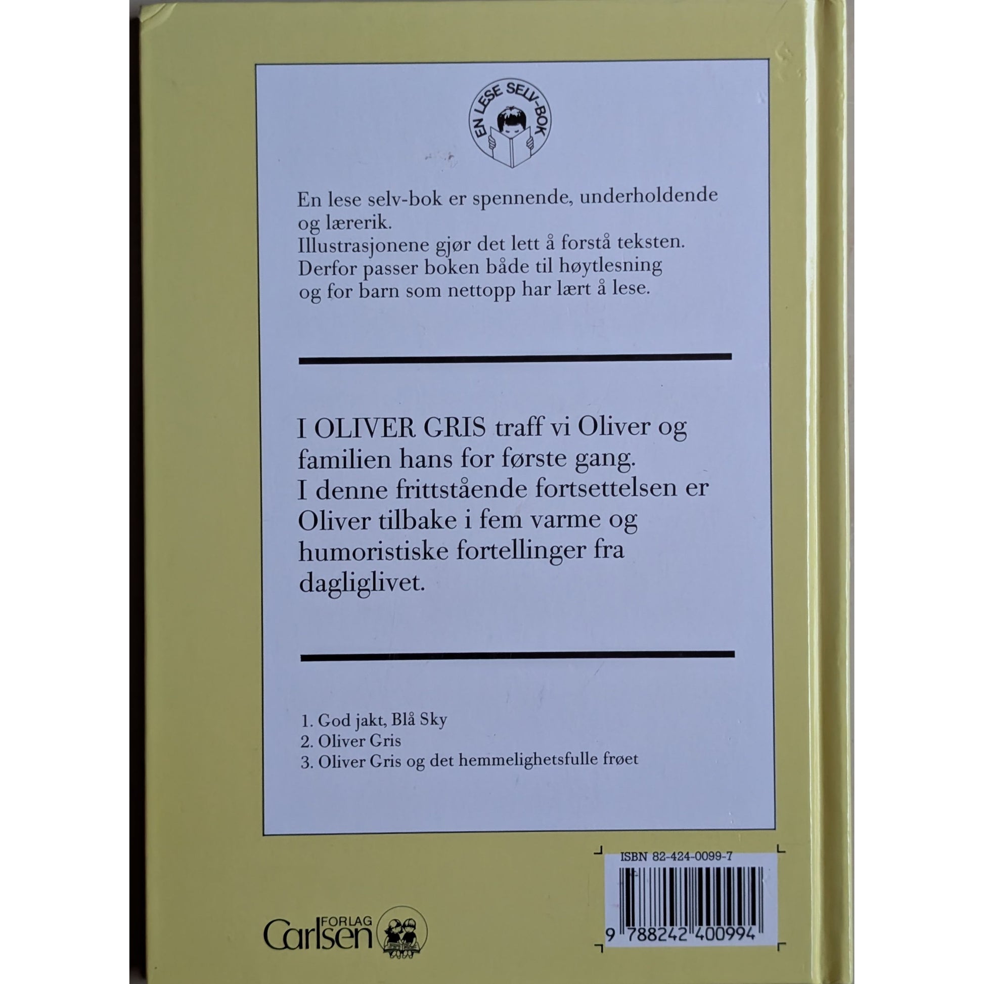 Leeuwen, Jan van: Oliver gris og det hemmelighetsfulle frøet. Brukt bok