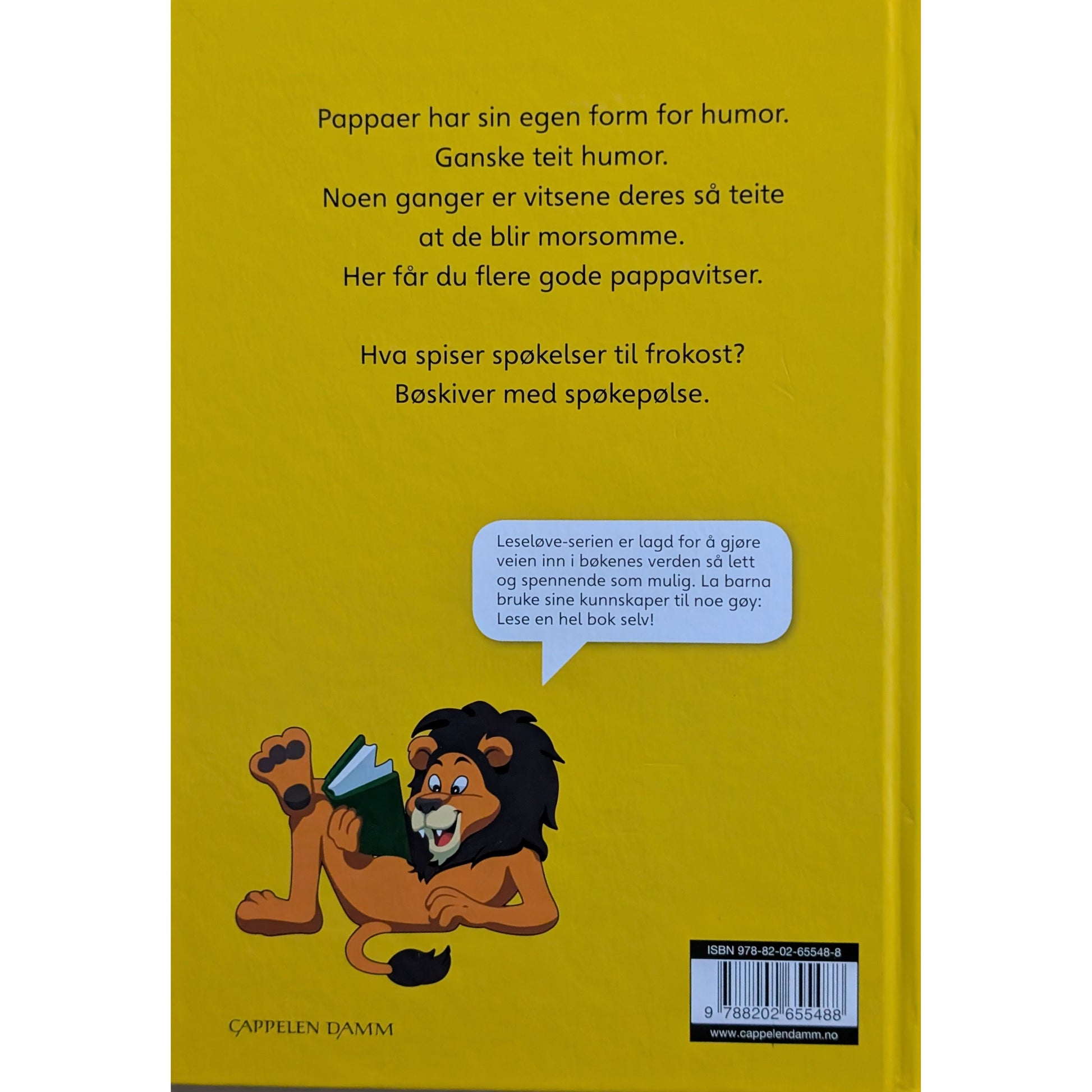 Min første leseløve - Vitseløve 5 - Pappavitser - brukte barnebøker